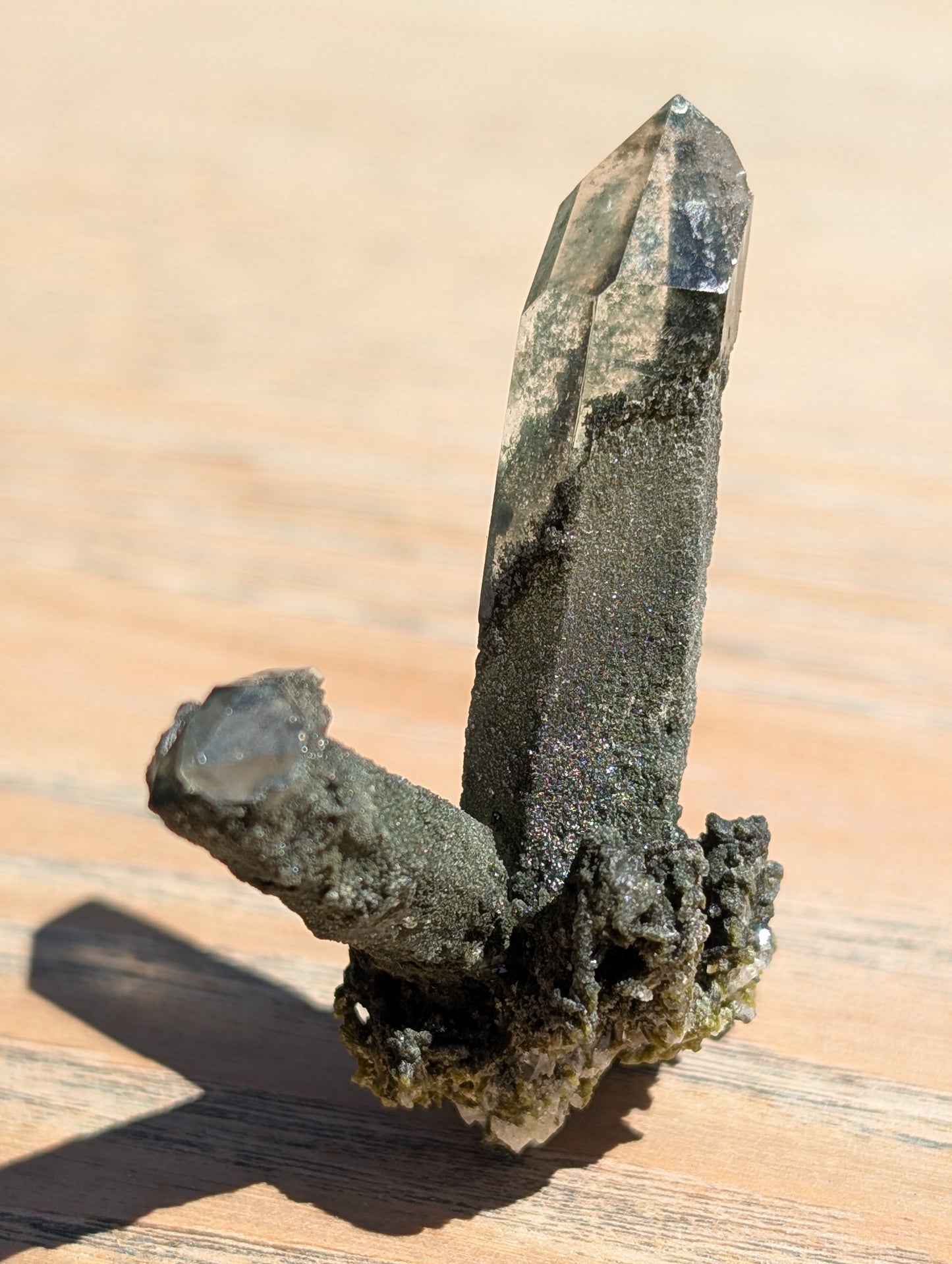 Chlorine Quartz (Moss Quartz) 002